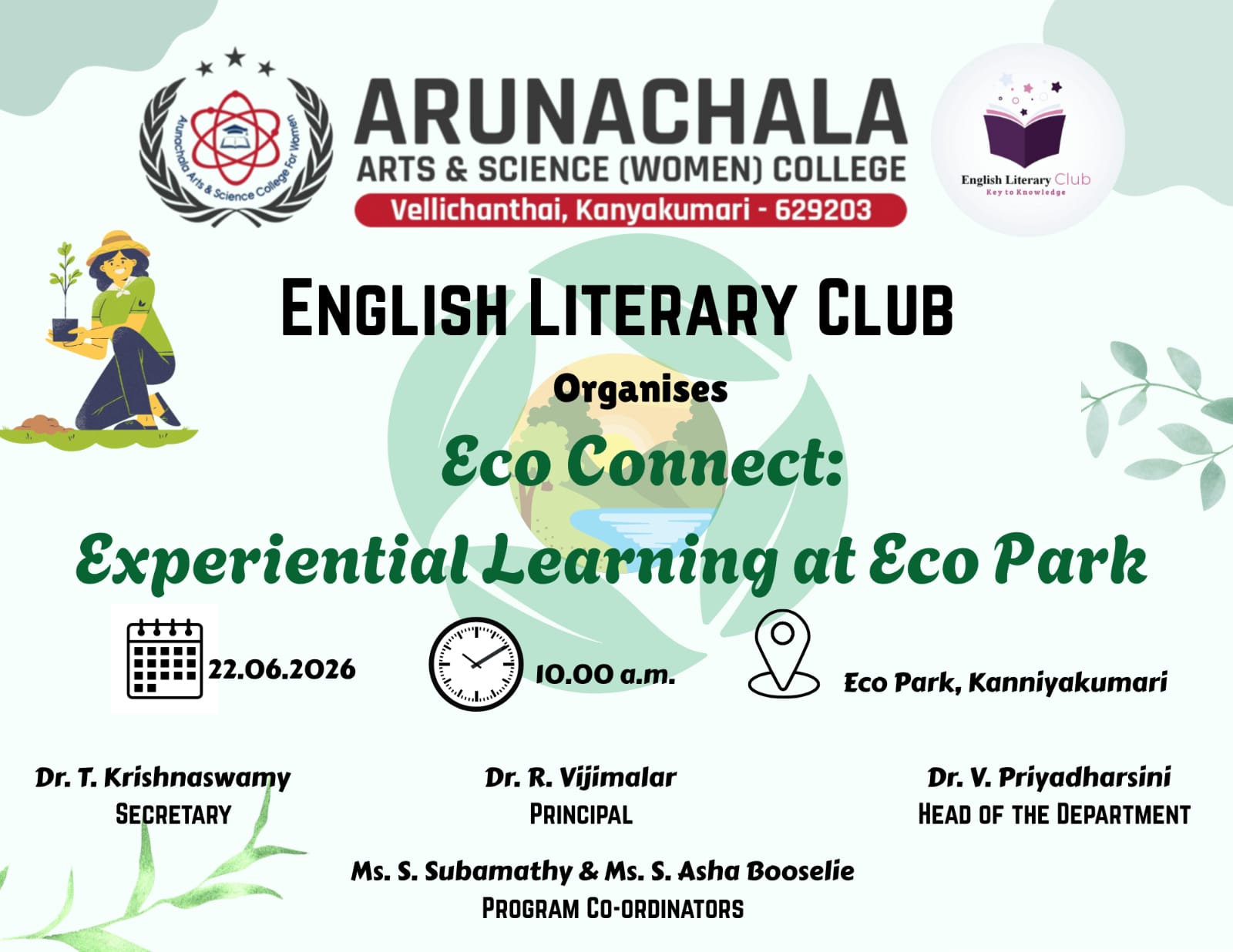 ✨Eco Connect: Experiential Learning at Eco Park✨